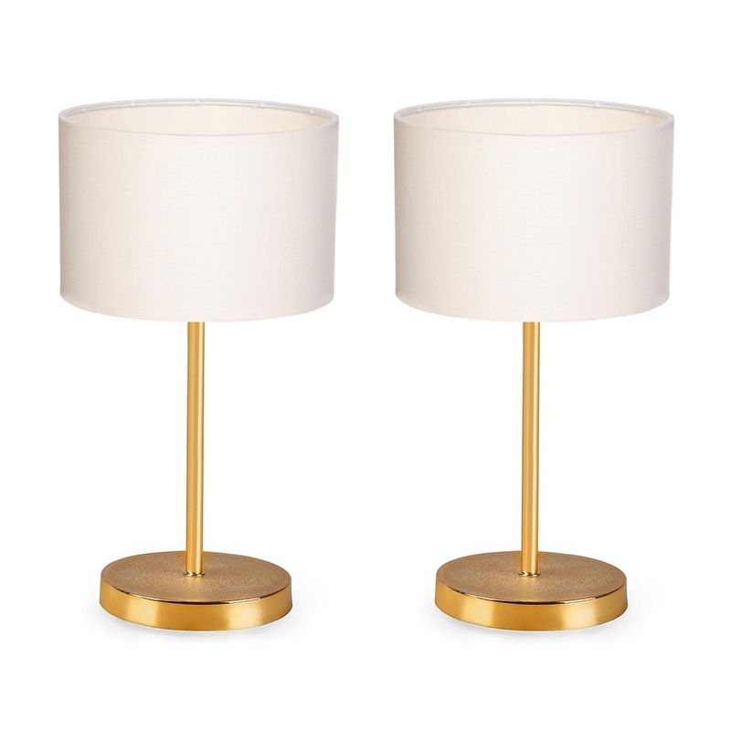 Casa si Gradina - Corpuri si surse de iluminat - Veioze si lampi - Veioze - Set veioze, Opviq, pvc, crem auriu, 35 cm - Infinity.ro