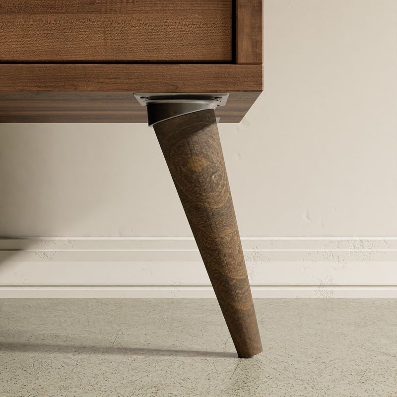 Casa si Gradina - Mobilier - Comode si corpuri - Comode - Comoda tv, Hanah Home, pal melaminat, nuc si antracit, 150x34x52 cm - Infinity.ro