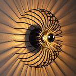 Casa si Gradina - Corpuri si surse de iluminat - Plafoniere, aplice si spoturi - Aplica, Opviq, metal, negru, 12x36 cm - Infinity.ro