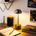 Casa si Gradina - Corpuri si surse de iluminat - Veioze si lampi - Veioze - Veioza, Opviq, metal, vintage, 10x29 cm - Infinity.ro