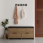 Casa si Gradina - Mobilier - Dulapuri si sifoniere - Dulapuri pantofi - Dulap pantofi, Hanah Home, pal melaminat, hitit, 106x34x50 cm - Infinity.ro