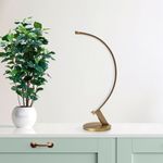 Casa si Gradina - Corpuri si surse de iluminat - Veioze si lampi - Veioze - Veioza, Opviq, metal, auriu, 13x20x47 cm - Infinity.ro