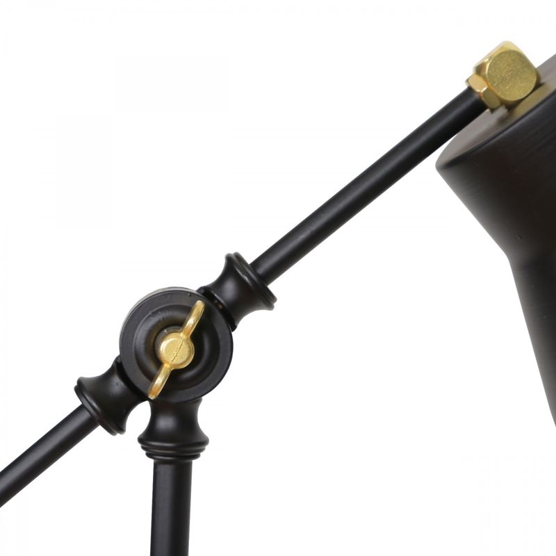 Casa si Gradina - Corpuri si surse de iluminat - Veioze si lampi - Veioze - Veioza, Opviq, metal, negru, abajur 24x15 cm, inaltime 41 cm - Infinity.ro