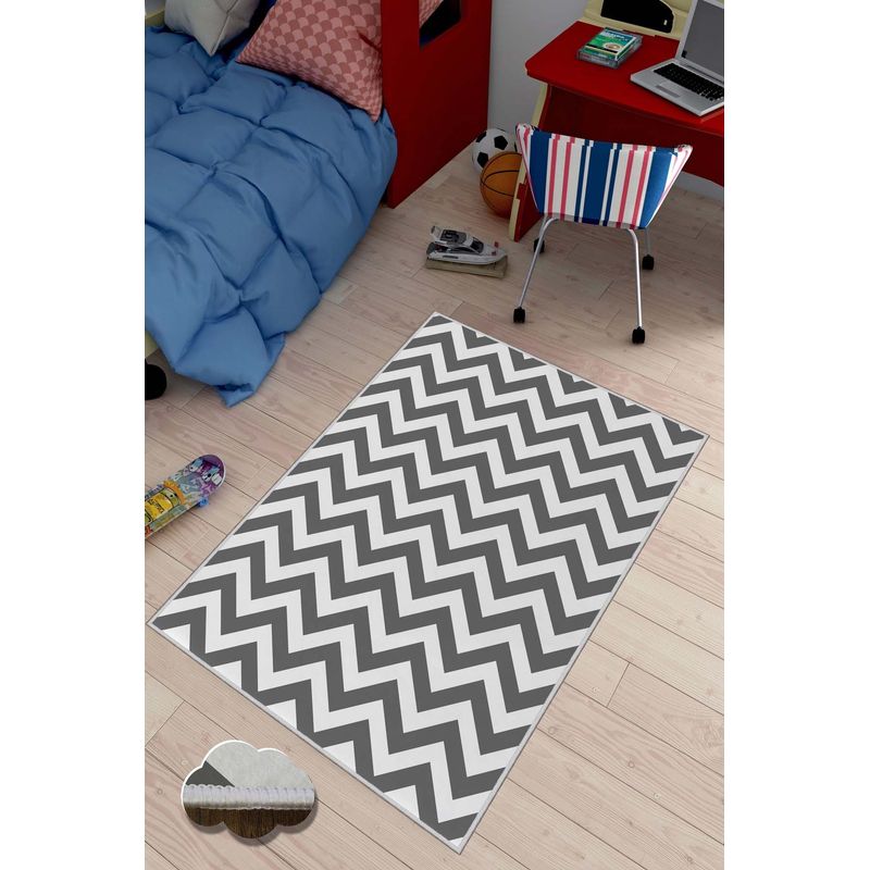 Casa si Gradina - Textile si covoare - Covoare - Covoare casa - Covor, Conceptum Hypnose, multicolor, 80x50 cm, 100% poliester, antiderapant, 477HFT1652 - Infinity.ro