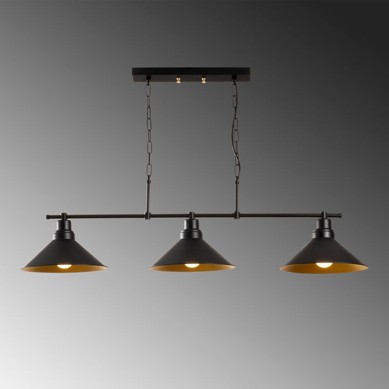 Casa si Gradina - Corpuri si surse de iluminat - Lustre si pendule - Candelabru, Opviq, metal, negru, 108x24x55 cm - Infinity.ro