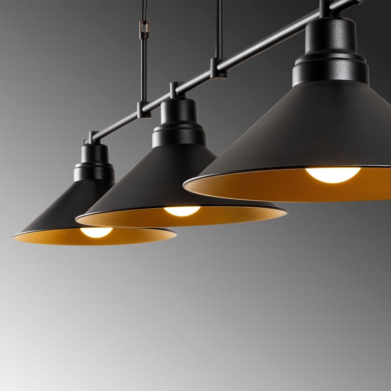 Casa si Gradina - Corpuri si surse de iluminat - Lustre si pendule - Candelabru, Opviq, metal, negru, 108x24x55 cm - Infinity.ro