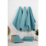 Market - Curatenie si intretinere casa - Produse bucatarie - Lavete si bureti - Set prosoape de bucatarie, Hermia, petrol, 43x76 cm, 90% bumbac, 6 bucati - Infinity.ro
