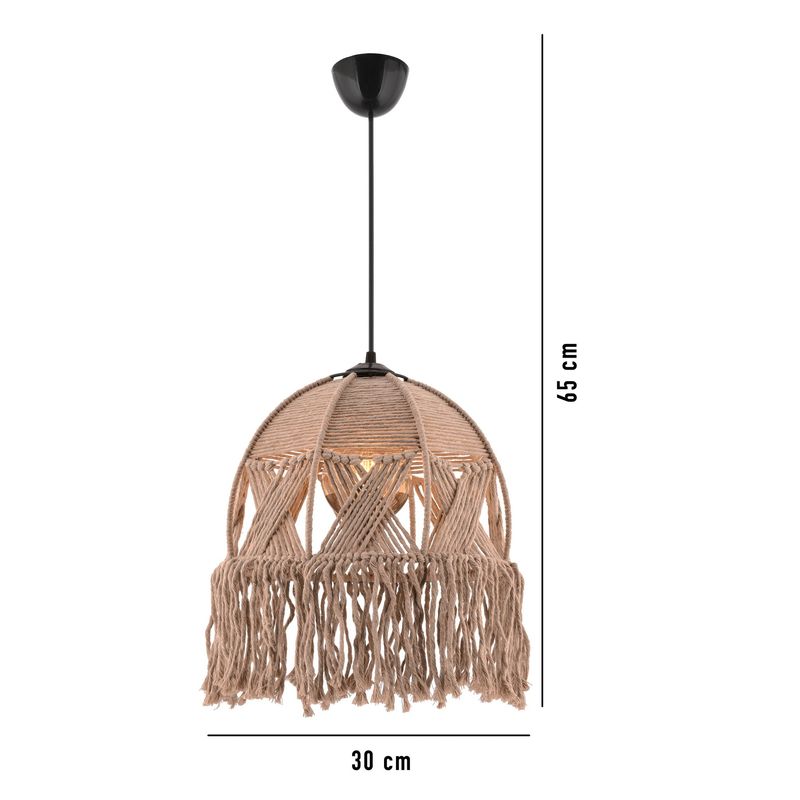 Casa si Gradina - Corpuri si surse de iluminat - Lustre si pendule - Candelabru, Opviq, metal, maro, 30x30x35 cm - Infinity.ro