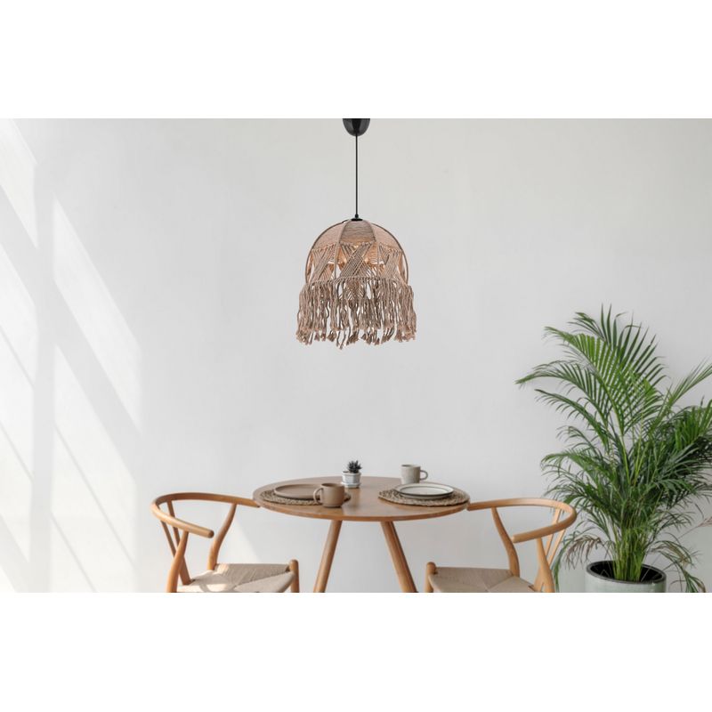 Casa si Gradina - Corpuri si surse de iluminat - Lustre si pendule - Candelabru, Opviq, metal, maro, 30x30x35 cm - Infinity.ro