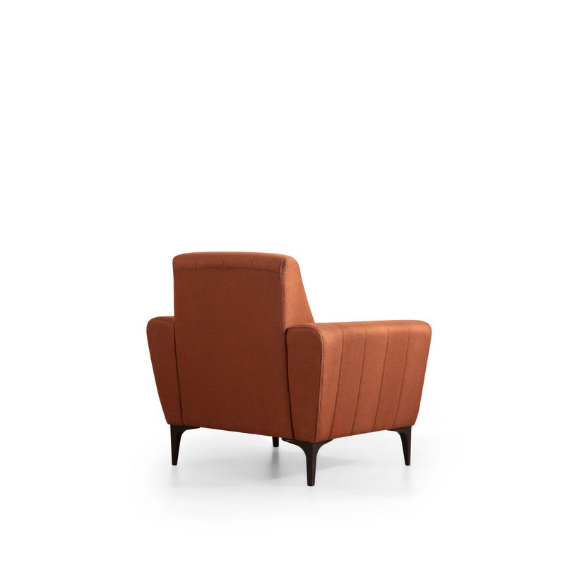 Casa si Gradina - Mobilier - Scaune si fotolii - Fotolii - Fotoliu, Atelier Del Sofa, lemn de fag si pal, rosu tigla, 90x95x77 cm - Infinity.ro