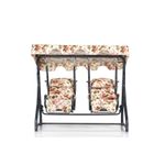 Casa si Gradina - Gradina si terasa - Balansoare si hamace - Balansoare - Balansoar de gradina dublu, Hanah Home, metal, multicolor, 200x165x110 cm - Infinity.ro