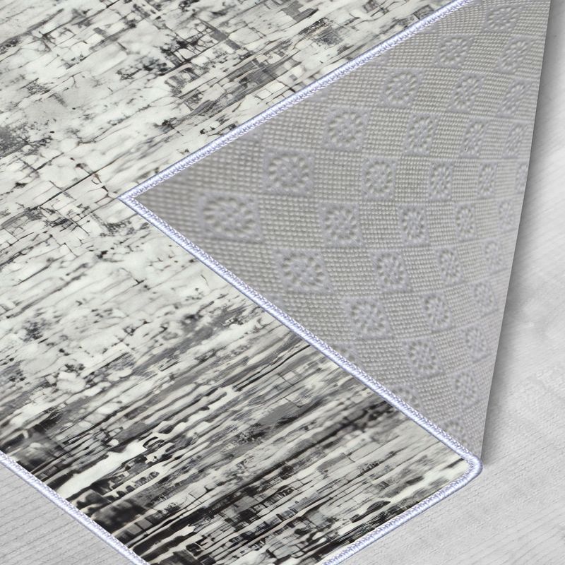 Casa si Gradina - Textile si covoare - Covoare - Covoare casa - Covor, Conceptum Hypnose, alb gri negru, 100x150 cm, 100% poliester, antiderapant, 708HFT1964 - Infinity.ro
