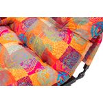 Casa si Gradina - Mobilier - Canapele si coltare - Canapele - Canapea extensibila, Hanah Home, metal, patchwork multicolor, 155x80x70 cm - Infinity.ro