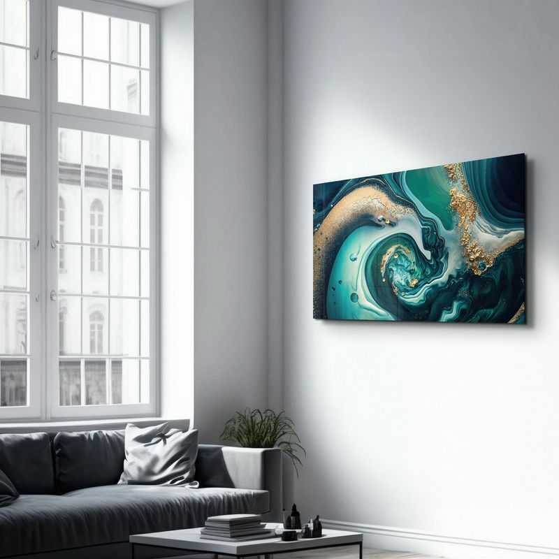 Casa si Gradina - Decoratiuni - Tablouri - Tablou decorativ, Wallxpert, sticla temperata, multicolor, 70x110 cm, 672BRS5702 - Infinity.ro