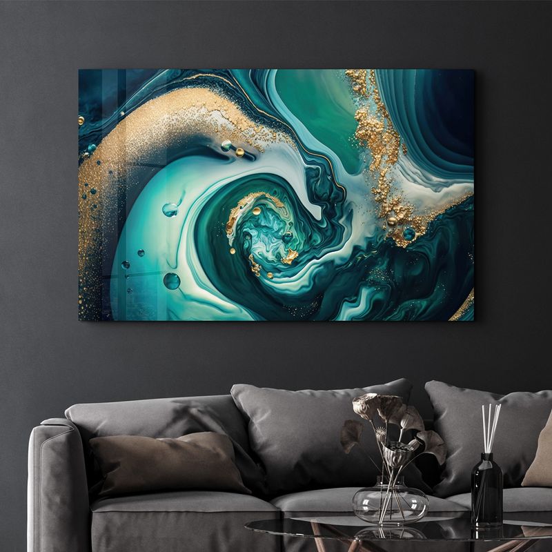Casa si Gradina - Decoratiuni - Tablouri - Tablou decorativ, Wallxpert, sticla temperata, multicolor, 70x110 cm, 672BRS5702 - Infinity.ro