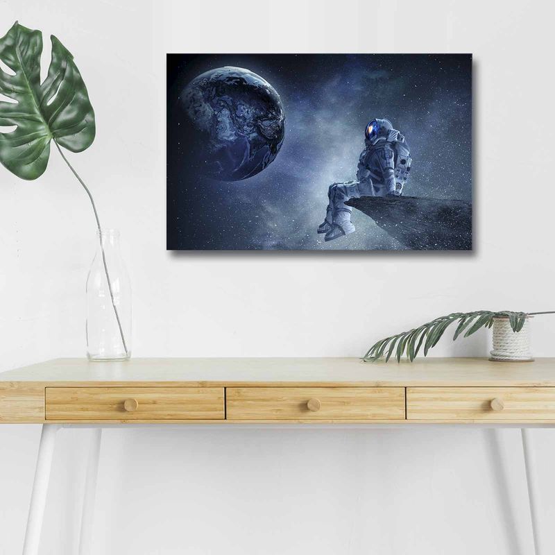 Casa si Gradina - Decoratiuni - Tablouri - Tablou canvas cu led, Wallxpert, piele de caprioara, multicolor, 45x70 cm, 254LED4326 - Infinity.ro