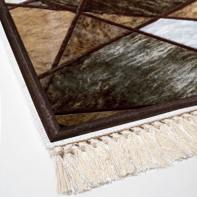 Casa si Gradina - Textile si covoare - Covoare - Covoare casa - Covor, Conceptum Hypnose, gri maro, 80x120 cm, 100% poliester, antiderapant - Infinity.ro