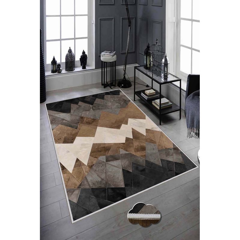 Casa si Gradina - Textile si covoare - Covoare - Covorase intrare - Covoras de intrare, Conceptum Hypnose, multicolor, 100x200 cm, 100% poliester, antiderapant, 478HFT2841 - Infinity.ro