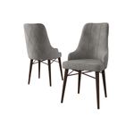 Casa si Gradina - Mobilier - Scaune si fotolii - Fotolii - Set fotolii, Hanah Home, metal, babyface, gri maro, 46x42x95 cm - Infinity.ro