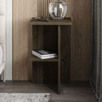 Casa si Gradina - Mobilier - Comode si corpuri - Noptiere - Noptiera, Hanah Home, pal melaminat, nuc, 36x36x60 cm - Infinity.ro