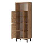 Casa si Gradina - Mobilier - Mobilier baie - Corpuri baie - Dulap baie, Hanah Home, pal melaminat, nuc, 60x35.5x161.6 cm - Infinity.ro