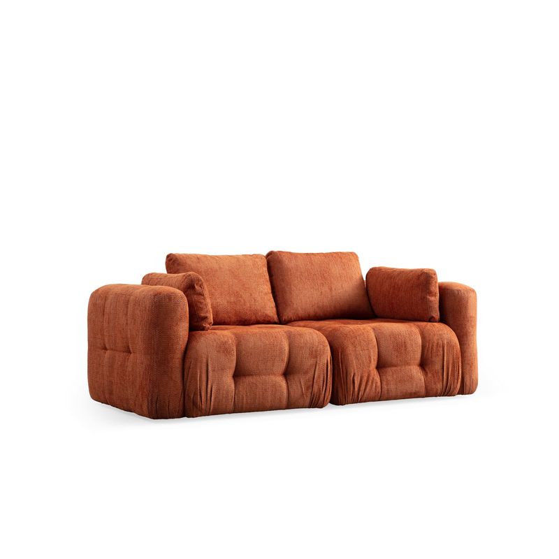 Casa si Gradina - Mobilier - Canapele si coltare - Canapele - Canapea 2 locuri, Atelier Del Sofa, lemn fag si pal, portocaliu, 300x120x65 cm - Infinity.ro