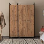 Casa si Gradina - Mobilier - Dulapuri si sifoniere - Sifoniere - Sifonier, Hanah Home, pal melaminat, pin atlantic, 104x225x52 cm - Infinity.ro