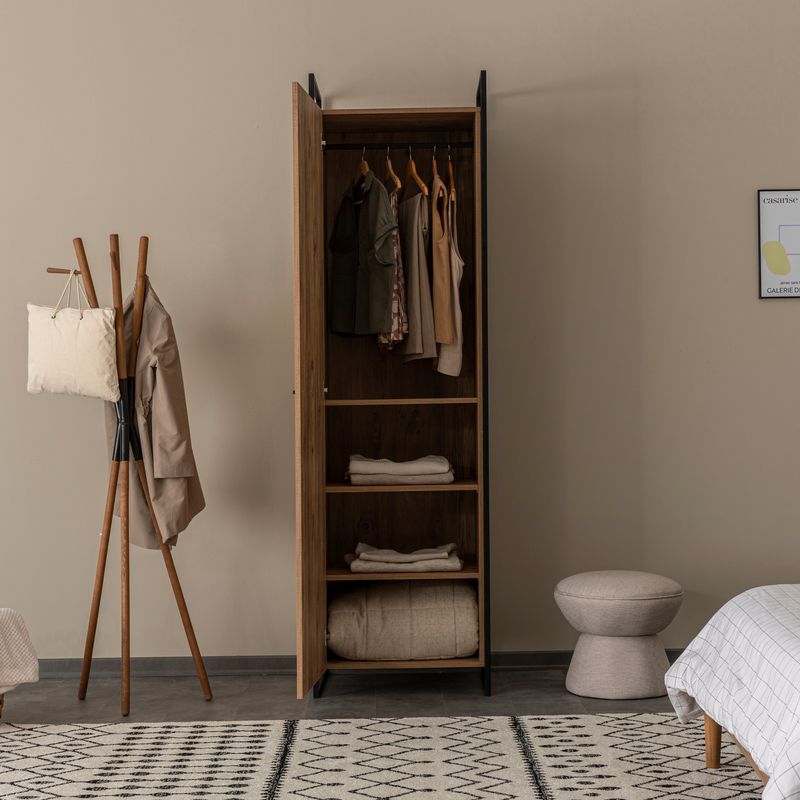 Casa si Gradina - Mobilier - Dulapuri si sifoniere - Sifoniere - Sifonier, Hanah Home, pal melaminat, pin atlantic, 104x225x52 cm - Infinity.ro