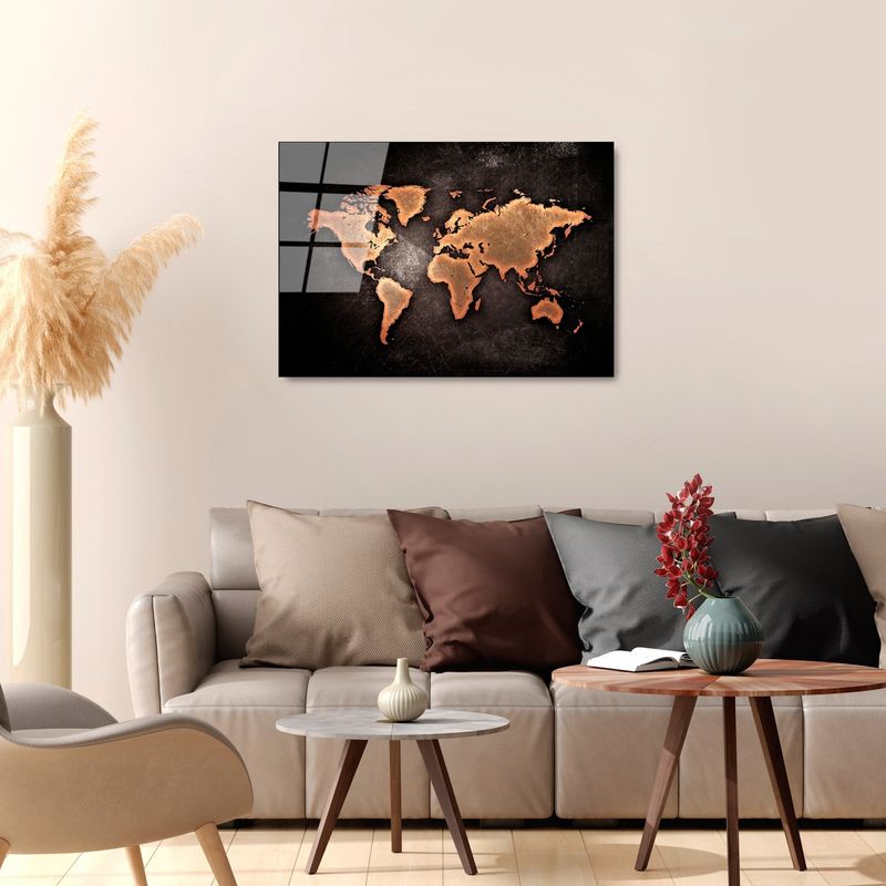 Casa si Gradina - Decoratiuni - Tablouri - Tablou decorativ, Wallxpert, sticla calita, multicolor, 50x70 cm, 123BZM1473 - Infinity.ro