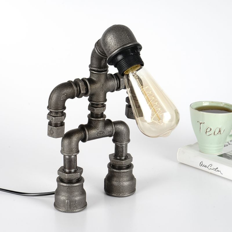 Casa si Gradina - Corpuri si surse de iluminat - Veioze si lampi - Veioze - Veioza, Opviq, metal, negru, 30x20x7 cm - Infinity.ro