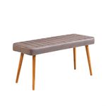 Casa si Gradina - Mobilier - Seturi de mobilier - Seturi mese si scaune - Set masa si scaune, Hanah Home, lemn aglomerat melaminat, pin atlantic si gri, masa 120x75x77 cm - Infinity.ro