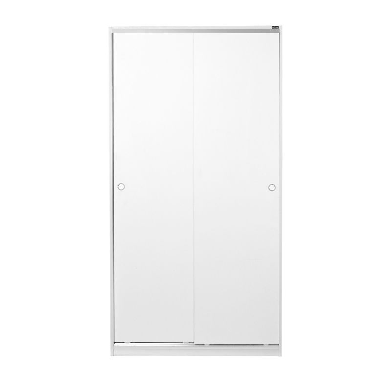 Casa si Gradina - Mobilier - Dulapuri si sifoniere - Sifoniere - Sifonier cu usi glisante, Hanah Home, panou din particule acoperit cu melamina, alb, 94x52x182 cm - Infinity.ro
