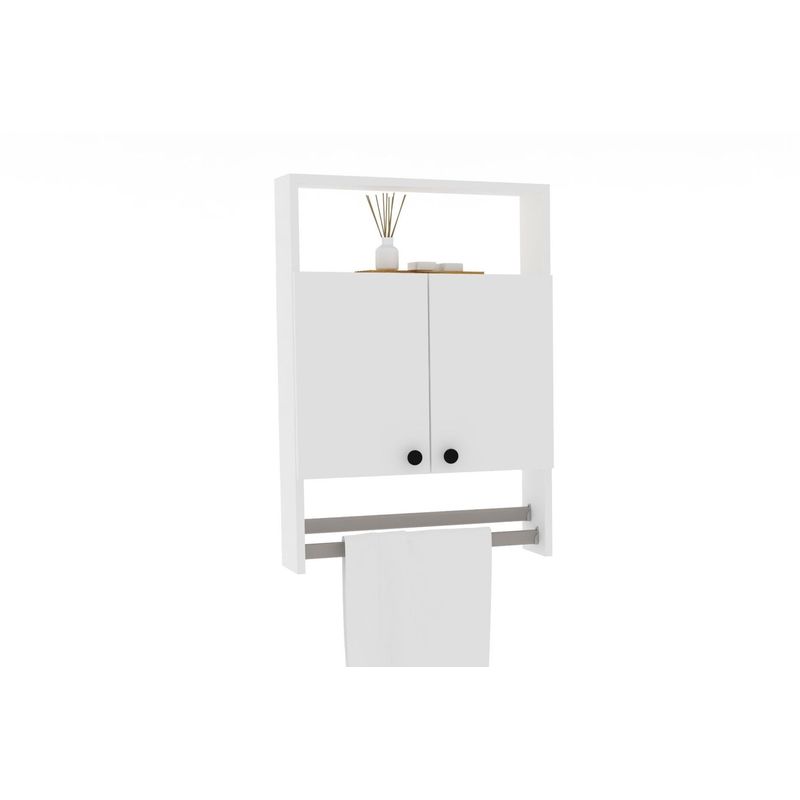 Casa si Gradina - Mobilier - Mobilier baie - Corpuri baie - Dulap baie, Hanah Home, pal melaminat, alb, 60x15x87 cm - Infinity.ro