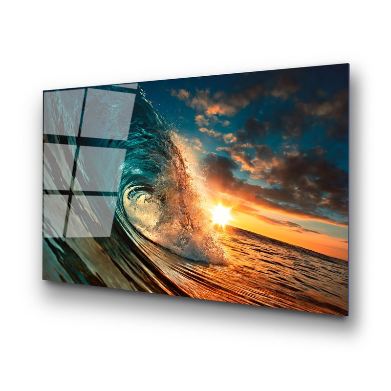 Casa si Gradina - Decoratiuni - Tablouri - Tablou decorativ, Wallxpert, sticla temperata, multicolor, 70x100 cm, 123BZM1327 - Infinity.ro