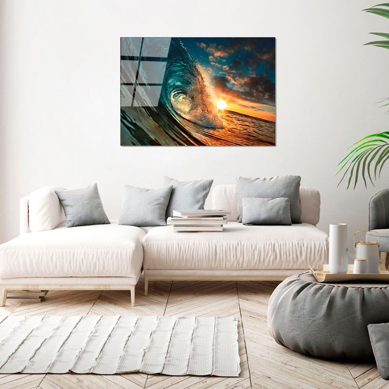 Casa si Gradina - Decoratiuni - Tablouri - Tablou decorativ, Wallxpert, sticla temperata, multicolor, 70x100 cm, 123BZM1327 - Infinity.ro