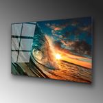 Casa si Gradina - Decoratiuni - Tablouri - Tablou decorativ, Wallxpert, sticla temperata, multicolor, 70x100 cm, 123BZM1327 - Infinity.ro