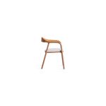Casa si Gradina - Mobilier - Scaune si fotolii - Fotolii - Fotoliu, Hanah Home, lemn de fag, tesatura teddy, natural, 54x68x76 cm - Infinity.ro