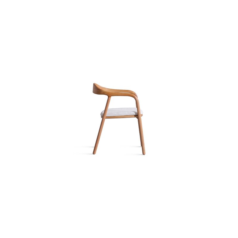 Casa si Gradina - Mobilier - Scaune si fotolii - Fotolii - Fotoliu, Hanah Home, lemn de fag, tesatura teddy, natural, 54x68x76 cm - Infinity.ro