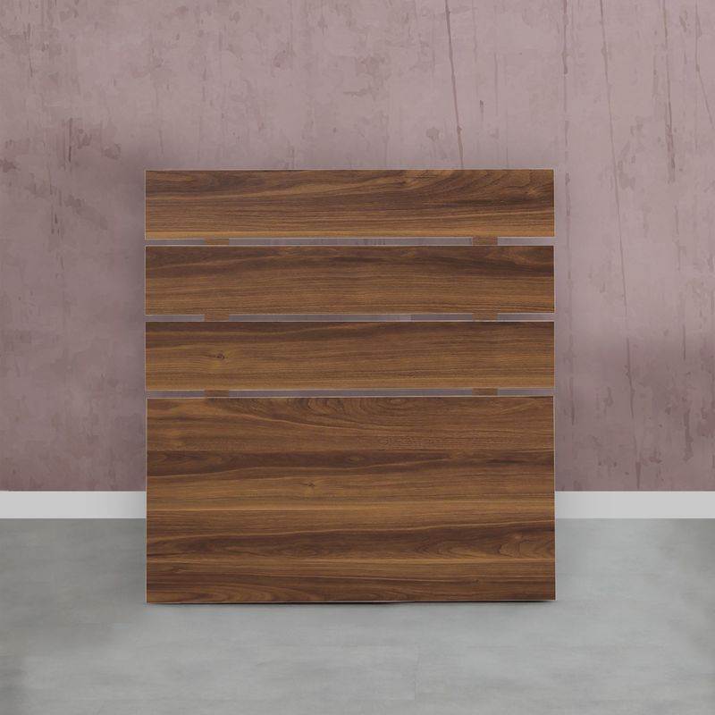 Casa si Gradina - Mobilier - Paturi si accesorii - Accesorii paturi - Tablie de pat, Hanah Home, pal melaminat, nuc, 120x3x100 cm - Infinity.ro