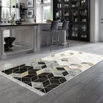 Casa si Gradina - Textile si covoare - Covoare - Covoare casa - Covor, Conceptum Hypnose, crem, 100x150 cm, 100% poliester, antiderapant, lavabil la masina, 955ANR4560 - Infinity.ro