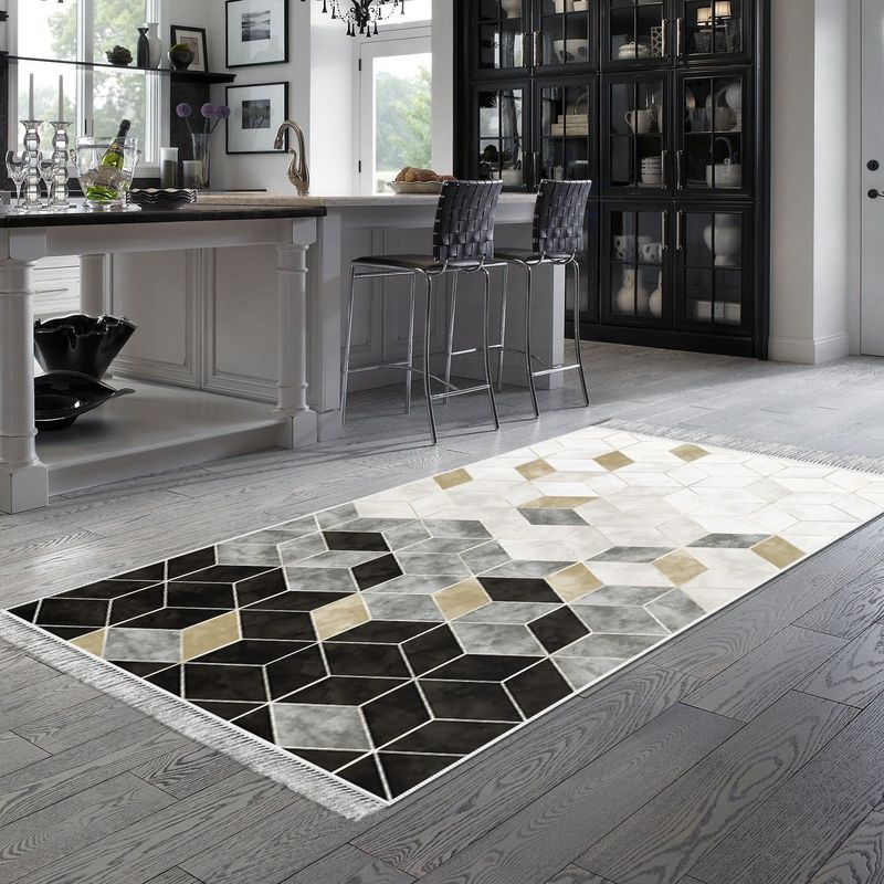 Casa si Gradina - Textile si covoare - Covoare - Covoare casa - Covor, Conceptum Hypnose, crem, 100x150 cm, 100% poliester, antiderapant, lavabil la masina, 955ANR4560 - Infinity.ro