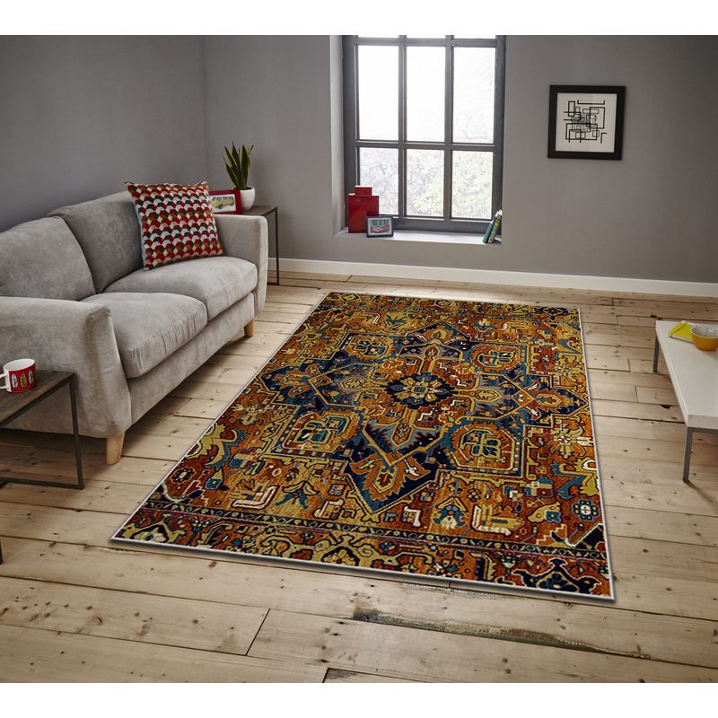 Casa si Gradina - Textile si covoare - Covoare - Covoare casa - Covor, Conceptum Hypnose, multicolor, 80x140 cm, 100% poliester, antiderapant, 288NGR2228 - Infinity.ro
