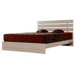 Casa si Gradina - Mobilier - Paturi si accesorii - Paturi - Pat dublu, Hanah Home, pal melaminat, stejar, 165x205x100 cm - Infinity.ro