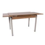 Casa si Gradina - Mobilier - Mese si birouri - Mese bucatarie si dining - Masa extensibila, Hanah Home, pal melaminat, nuc argintiu, 110x70x75 cm - Infinity.ro