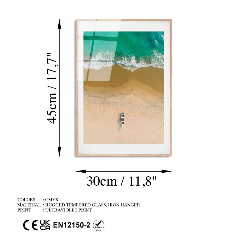 Casa si Gradina - Decoratiuni - Tablouri - Tablou decorativ, Wallxpert, sticla calita, multicolor, 30x45 cm, 123BZM2567 - Infinity.ro