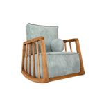 Casa si Gradina - Mobilier - Scaune si fotolii - Fotolii - Fotoliu, Hanah Home, lemn de carpen, albastru, 72x63x50 cm - Infinity.ro