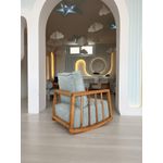 Casa si Gradina - Mobilier - Scaune si fotolii - Fotolii - Fotoliu, Hanah Home, lemn de carpen, albastru, 72x63x50 cm - Infinity.ro