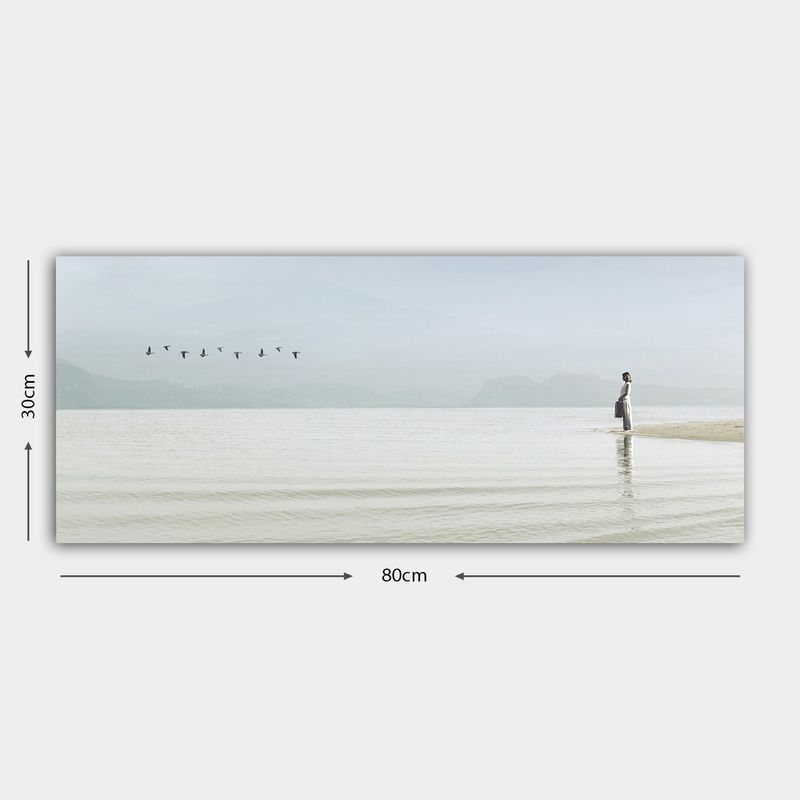 Casa si Gradina - Decoratiuni - Tablouri - Tablou decorativ pe panza, Wallxpert, multicolor, 30x80 cm, 100% panza, rama lemn, 483TNS1161 - Infinity.ro