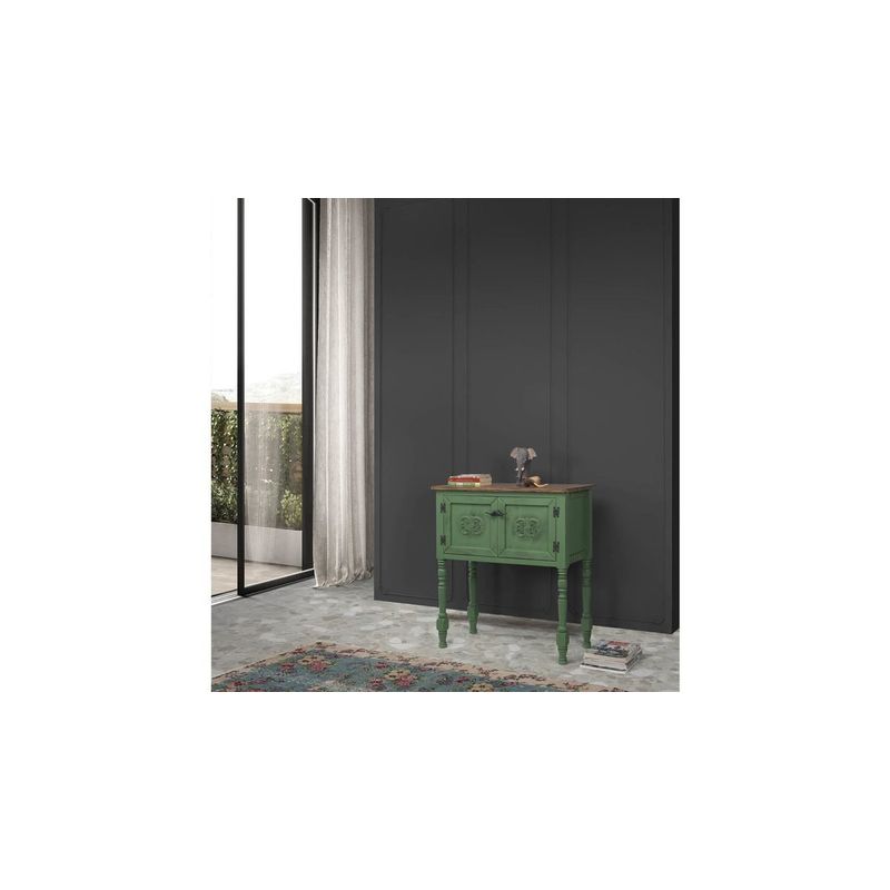 Casa si Gradina - Mobilier - Comode si corpuri - Comode - Comoda, Hanah Home, mdf, verde deschis, 82x40x92 cm - Infinity.ro