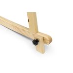 Casa si Gradina - Mobilier - Mobilier copii - Balansoare, leagane si hamace - Leagan pentru bebelusi, Hanah Home, lemn de pin, negru natural, 90x70x58 cm - Infinity.ro